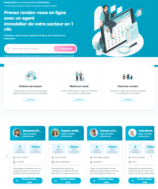 Prise de rendez-vous en ligne